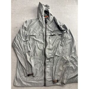 Walls Outdoor Goods Mens Gray Lightweight Hooded Field Jacket XL work wear
